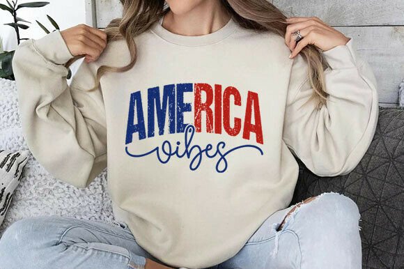 America Vibes SVG, 4th of July Svg