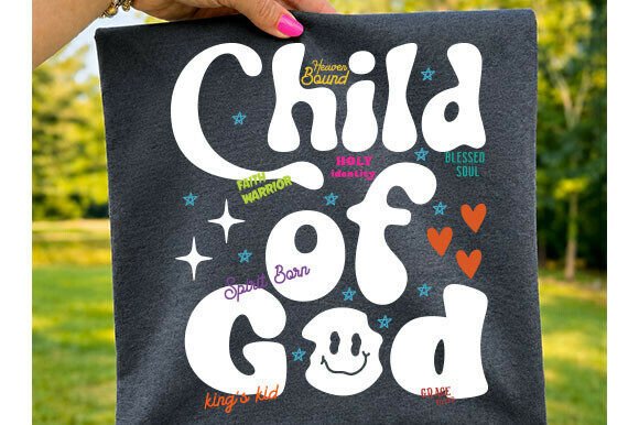 Child of God SVG, Bible Verse PNG, Chris