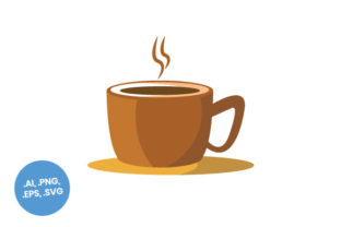 Coffee Cup Brown Flat Icon