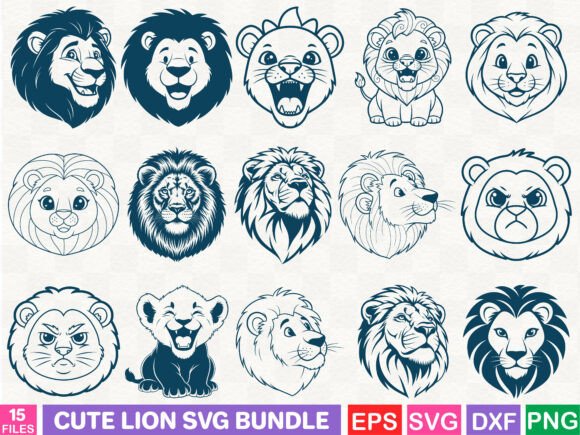 Cute Lion SVG Bundle Review