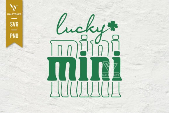 Lucky Mini Cute St.Patricks Day SVG PNG