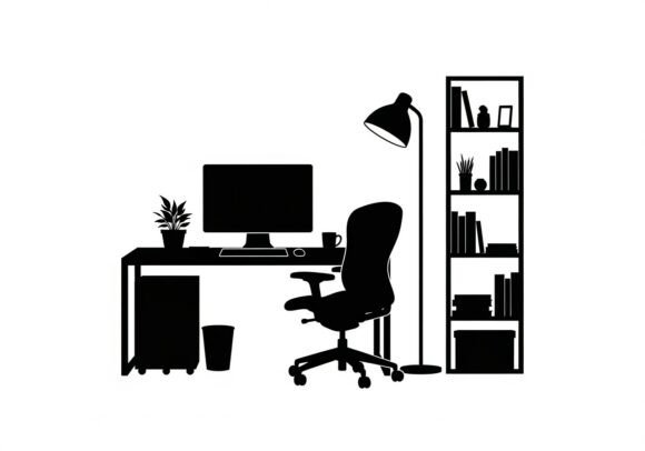 Silhouette Home Office Workspace Chair