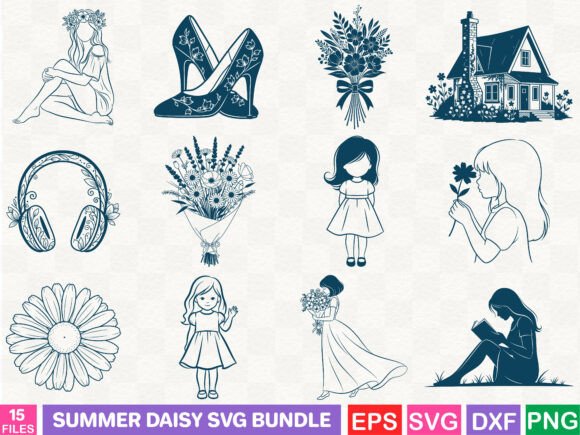 Summer Daisy SVG Bundle Review